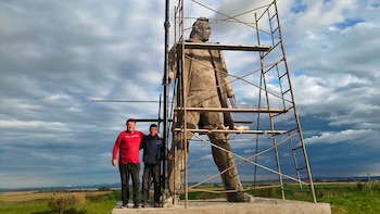 Inauguran un monumento a Ricardo Iorio a tres años de su muerte