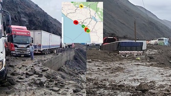 Huaicos en Arequipa: alimentos se malogran en el tercer día de bloqueo de la Panamericana Sur