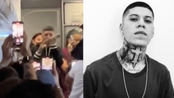 El cantante interpretó uno de