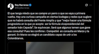 El precandidato presidencial aseguró que