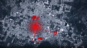 Reconstrucción de qué pasó con el autobús 1531 en el caso Ayotzinapa. ( Forensic Architecture)