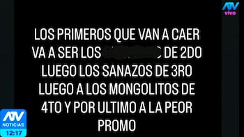 Miedo en las aulas del Callao: una cuenta en Instagram amenazó con atacar a alumnos y docentes de un colegio de secundaria