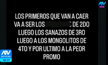 Las autoridades investigan el origen de los mensajes y su posible vinculación con disputas internas