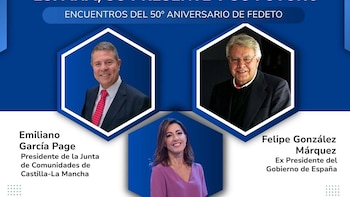 Felipe González y García-Page protagonizan el encuentro 'España, su presente y su futuro' el próximo martes en Toledo