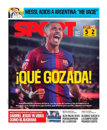 La portada de Sport