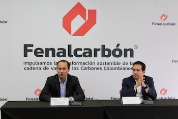 Alejandro Castañeda, presidente de Andeg, y Carlos Cante, presidente de Fenalcarbón - crédito Fenalcarbón