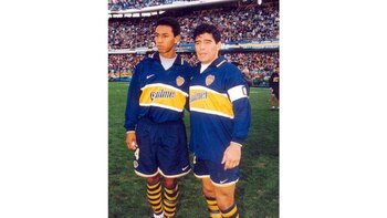 Nolberto Solano jugó en Boca
