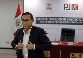 Peru’s former President Martin Vizcarra,