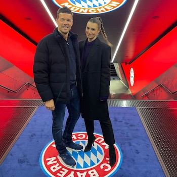 Michael Ballack y Sophia Schneiderhan