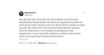 Las palabras de Mark Rutte