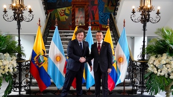Javier Milei se reunió con el presidente Daniel Noboa en Ecuador y firmaron acuerdos comerciales y de seguridad