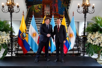 Javier Milei Daniel Noboa