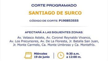 Varios zonas del distrito de