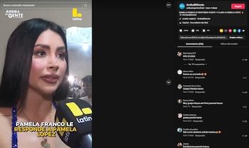 Pamela Franco revela por qué tomó acciones legales contra Pamela López: “Para todo hay un límite”. Captura: 'Arriba Mi Gente.'