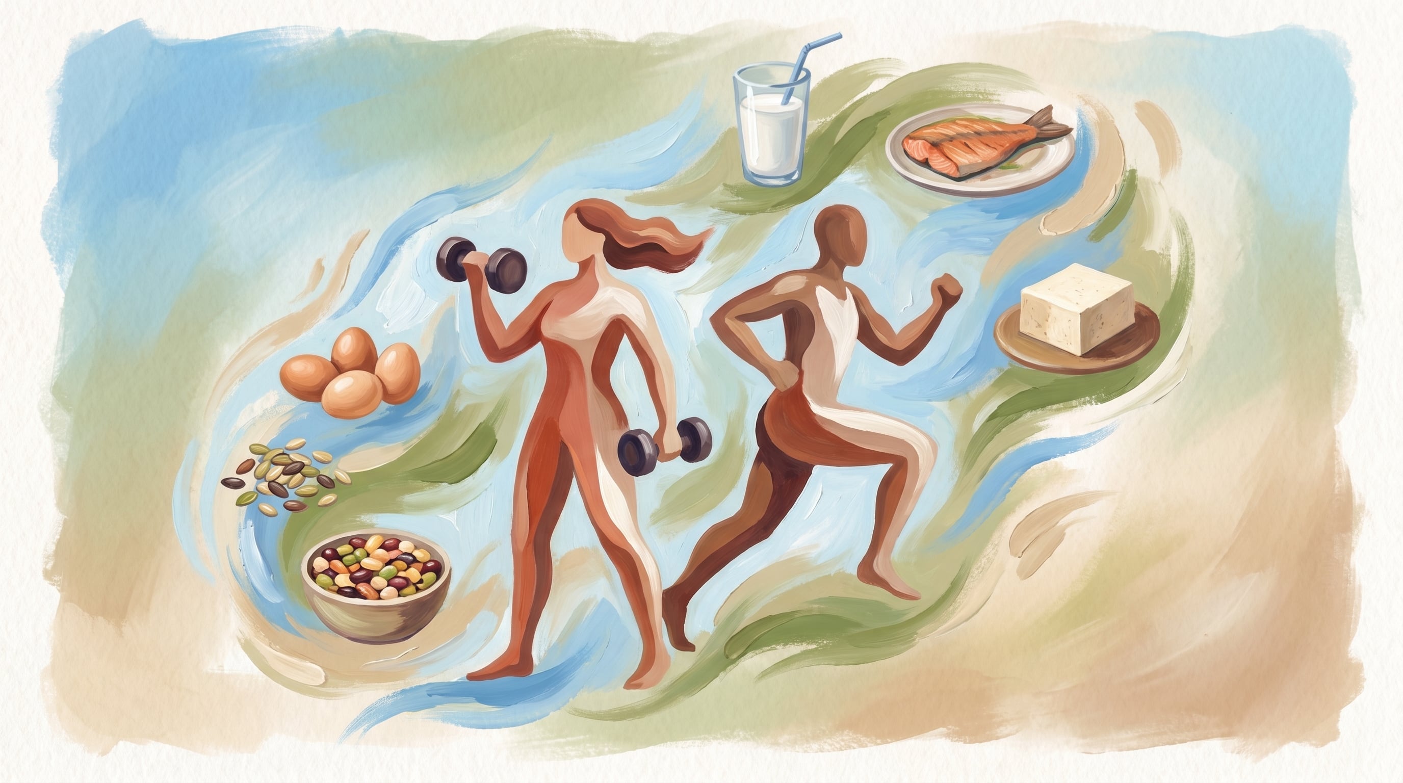 Una ingesta adecuada de proteínas ayuda a mantener la masa muscular, reparar fibras tras el ejercicio y sostener los niveles de energía (Imagen Ilustrativa Infobae)