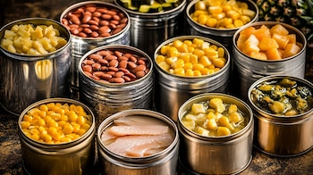 Los vegetales enlatados conservan nutrientes