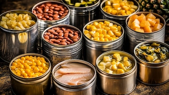 Por qué los vegetales enlatados