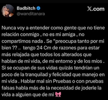 El contundente posteo que luego