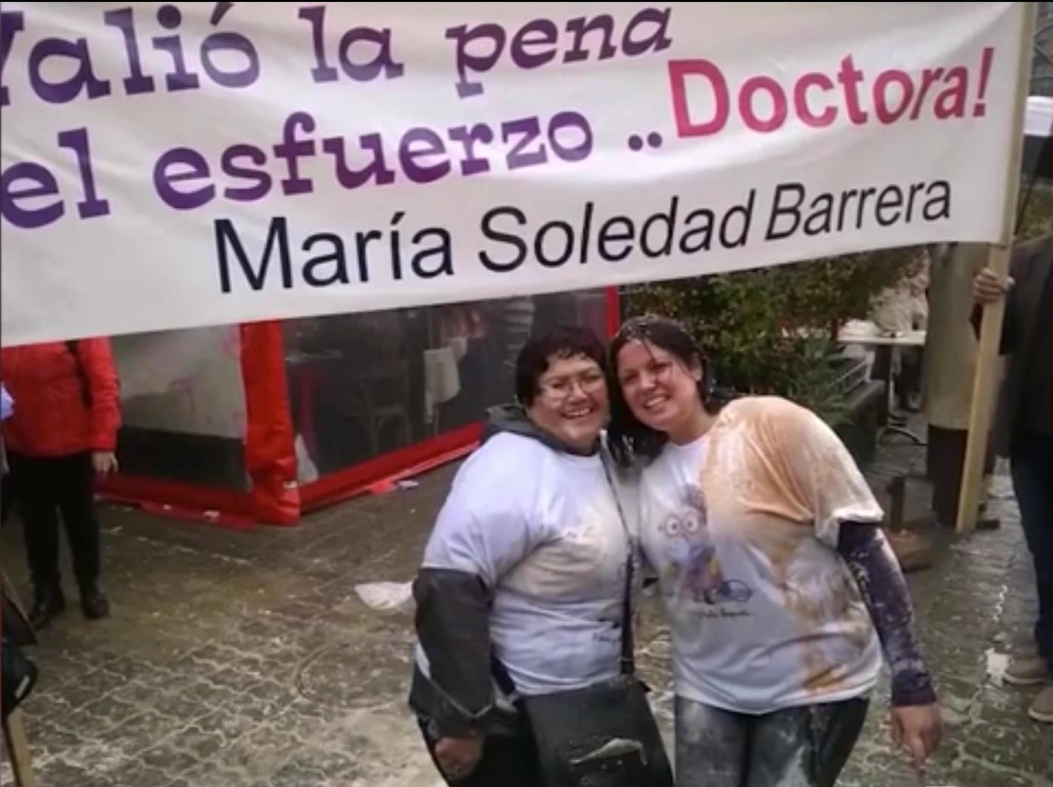 Soledad Barrera siempre había soñado con ser doctora (Captura Subrayado/Canal 10)