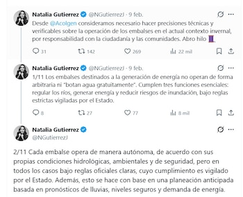Natalia Gutiérrez, presidenta de Acolgen,