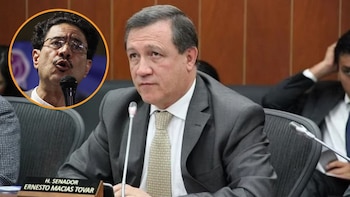 Ernesto Macías advirtió sobre la fragmentación de la derecha y pidió unidad ante el avance de Iván Cepeda - crédito @CeDemocratico/X - Luisa González/REUTERS