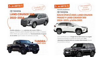 Algunas de las alertas emitidas desde la SIC sobre camionetas Toyota - crédito SIC