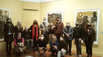 Un grupo de personas con