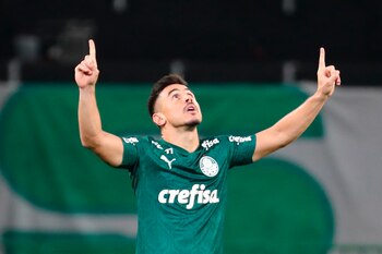 En la imagen, Willian Gomes de Palmeiras. EFE/Sebastiao Moreira/POOL/Archivo