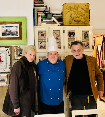 El chef argentino junto a