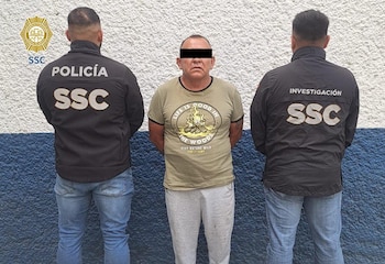 . El detenido cuenta con antecedentes delictivos y su caso se suma a las acciones del #PactoContraLaExtorsión. Crédito: SSC-CDMX