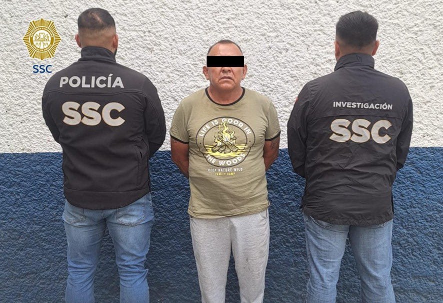 . El detenido cuenta con antecedentes delictivos y su caso se suma a las acciones del #PactoContraLaExtorsión. Crédito: SSC-CDMX
