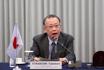 El viceministro de Asuntos Exteriores de Japón, Takehiro Funakoshi (JEON HEON-KYUN/REUTERS)