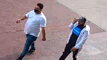 Dos de los acusados captados