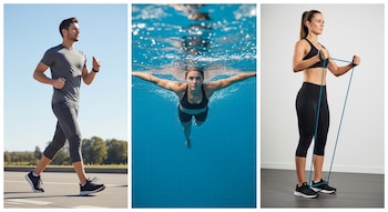 La imagen muestra a tres