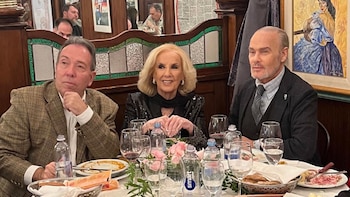 Mirtha Legrand junto a Alejandro