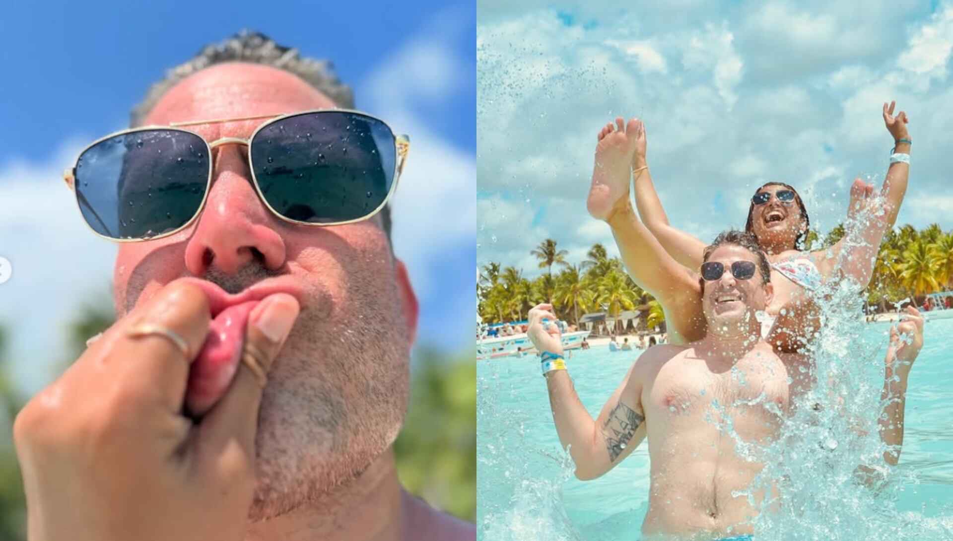 Paco Bazán y Susana Alvarado disfrutan de su compañía. IG