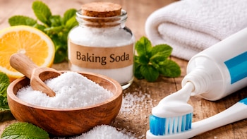 Mezcla de bicarbonato y pasta dental: tres trucos caseros para lograr blancos perfectos e higiene bucal