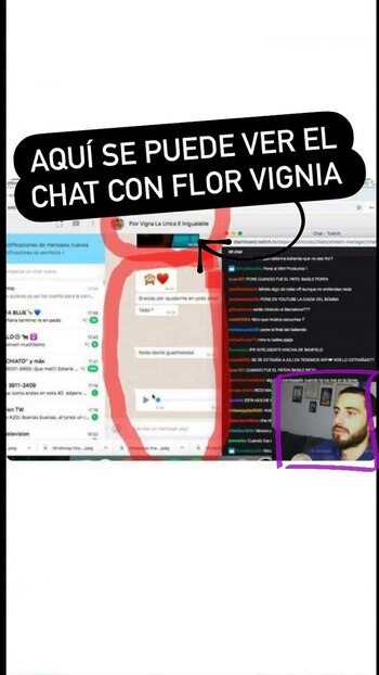Chat entre Occhiato y Vigna