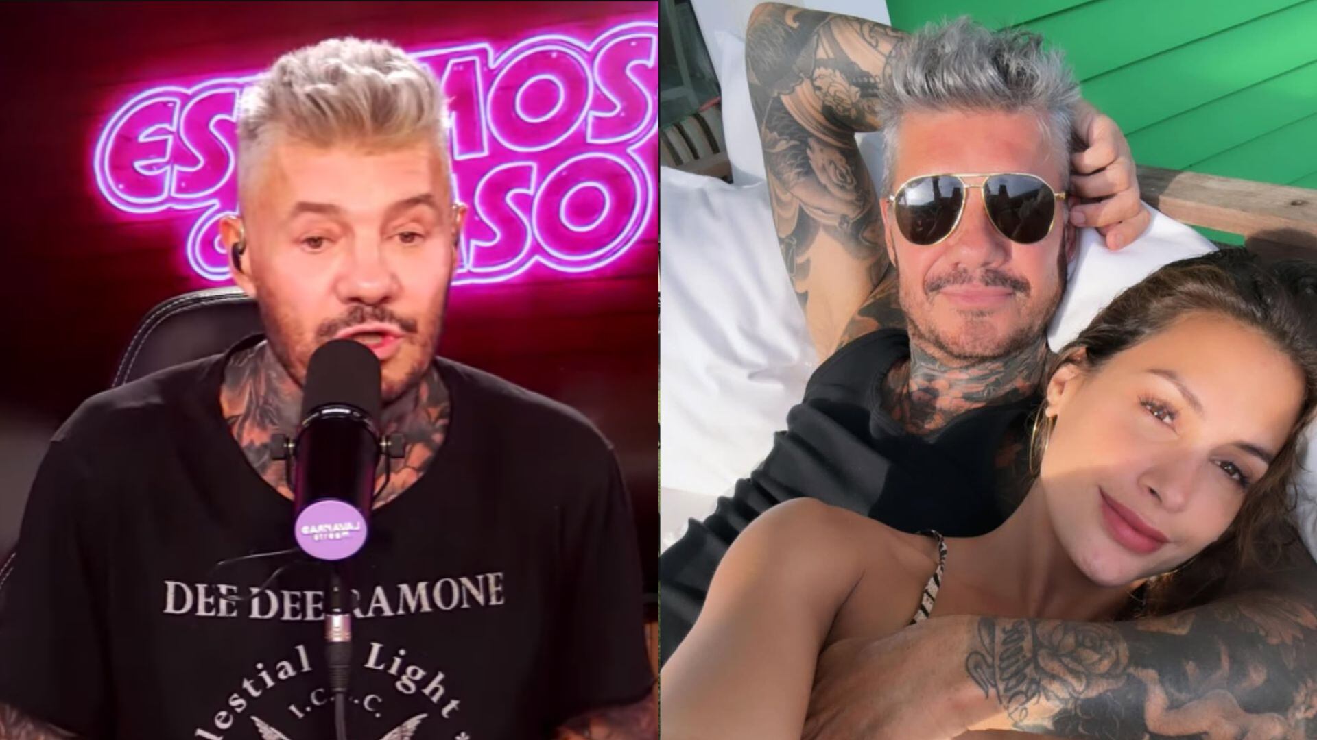Marcelo Tinelli anuncia el fin de su relación con Milett Figueroa en su streaming. YouTube: 'Estamos de paso'