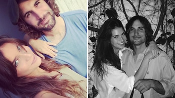 La pareja durante sus primeros momentos de noviazgo