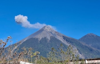 El Volcán de Fuego registra