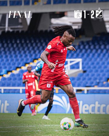 Jhon Murillo marcó el único gol de América de Cali ante Deportivo Pereira - crédito América de Cali