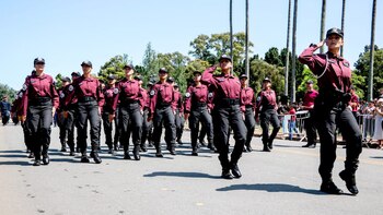 El desfile se llevó a cabo en el Rosedal de Palermo