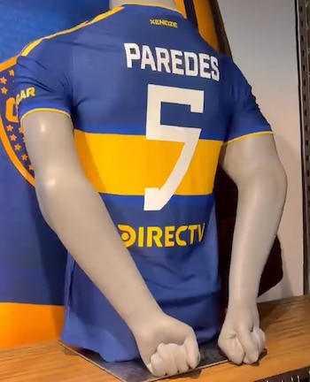 Así serán los dorsales de la camiseta de Boca