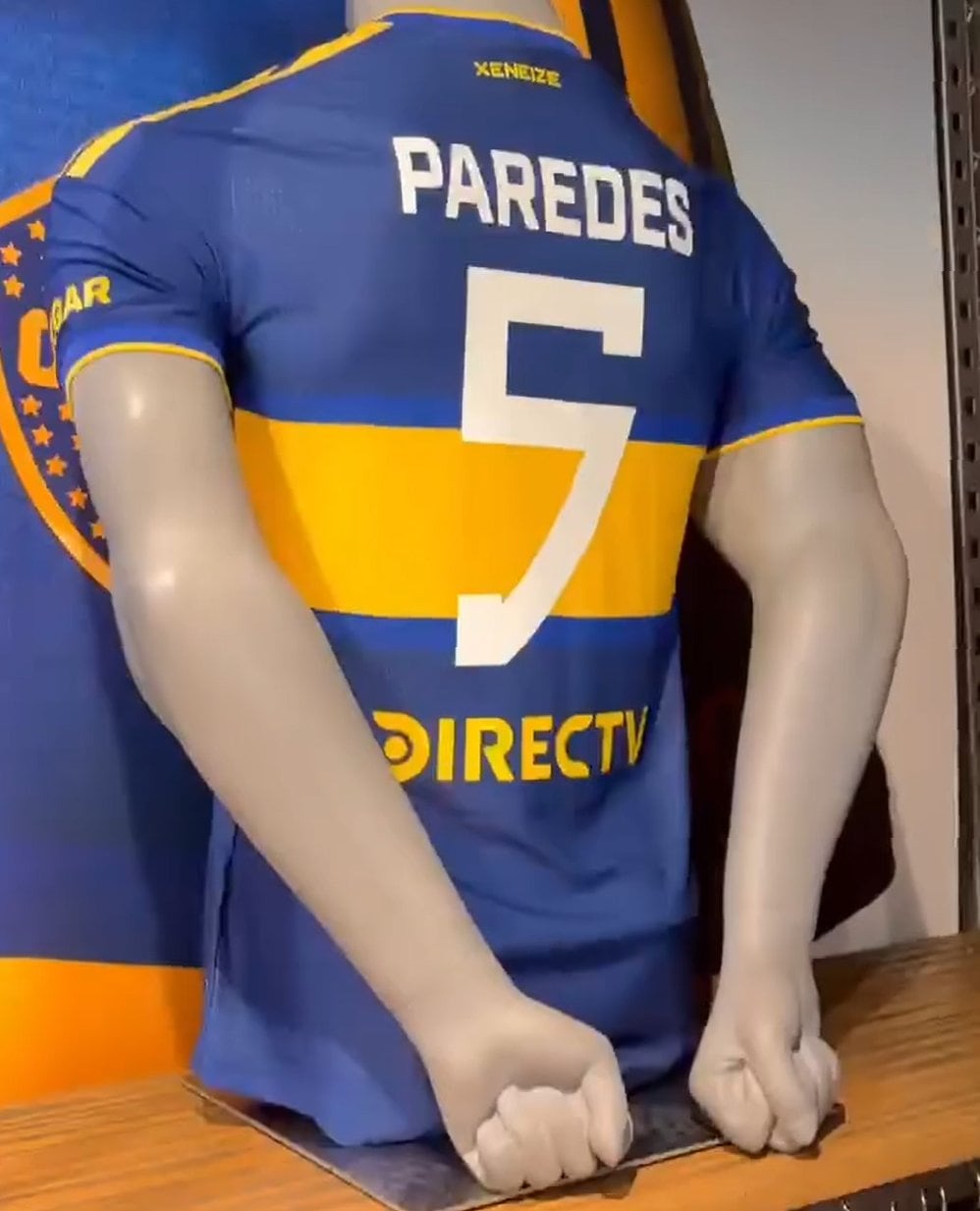 Así serán los dorsales de la camiseta de Boca