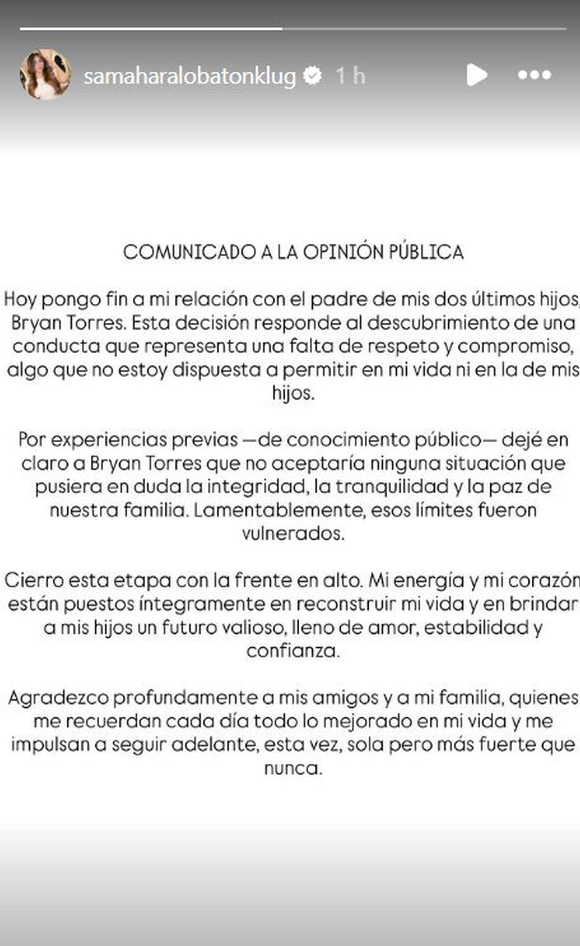 El cantante respondió que puso fin al vínculo y rechazó versiones sobre terceros, sostuvo que su decisión busca proteger a sus hijos y que seguirá adelante con serenidad pese al clima tenso. (samaharalobatonklug)
