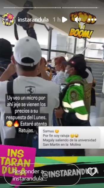 Magaly Medina emitió su voto.