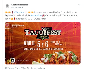 Tacos - Iztacalco - México - 4 de abril
