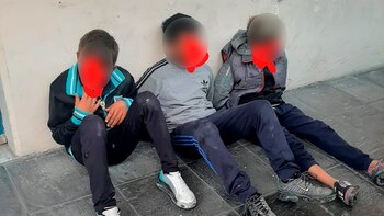 Los tres menores aprehendidos