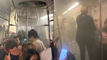 Usuarios del Metro de la
